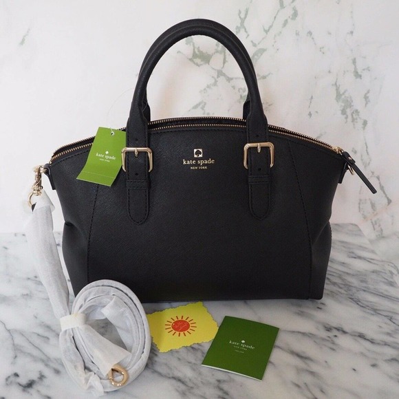 Kate Spade New York Charlotte Street Small Sloan Black $398 New w/ Tags 100% Ath